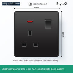 British British Standard Multi-Use Hong Kong Version Switches And Sockets