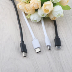 15cm Short Micro USB & Type-C Fast Charging Cable