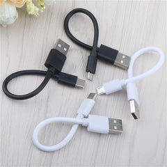 15cm Short Micro USB & Type-C Fast Charging Cable