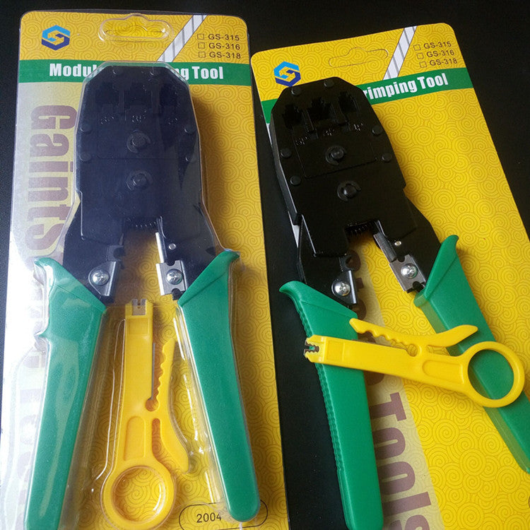 Multifunctional 3-in-1 Network Cable Pliers with Stainless Steel Handle