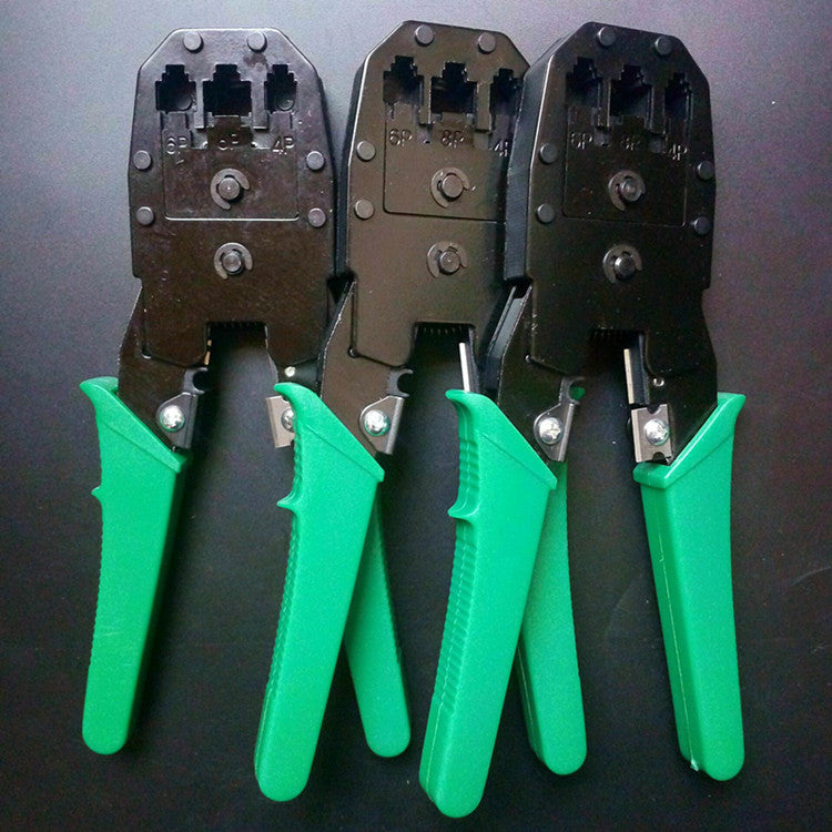 Multifunctional 3-in-1 Network Cable Pliers with Stainless Steel Handle