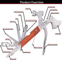 Stainless Steel Outdoor Multi-Purpose Pliers with 11 Tools