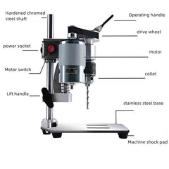 Precision Watch Repair Tool Desktop Electric Drill Home Drilling Machine