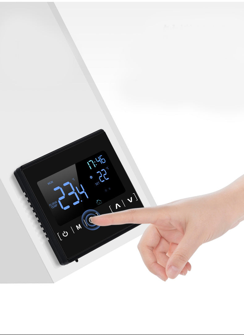 Simple Household Floor Electric Heating Thermostat with Touch Control