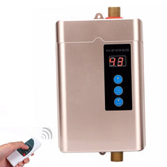 AU Plug 4000W Electric Water Heater With Remote Control Adjustable