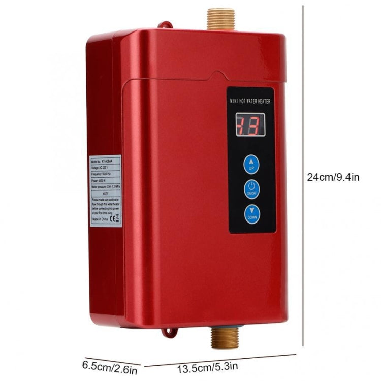 UK Plug 3000W  Electric Water Heater With Remote Control Adjustable