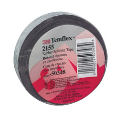 3M 2155 Electrical Splicing Black Tape, 0.75 in. x 22 ft, UL Listed