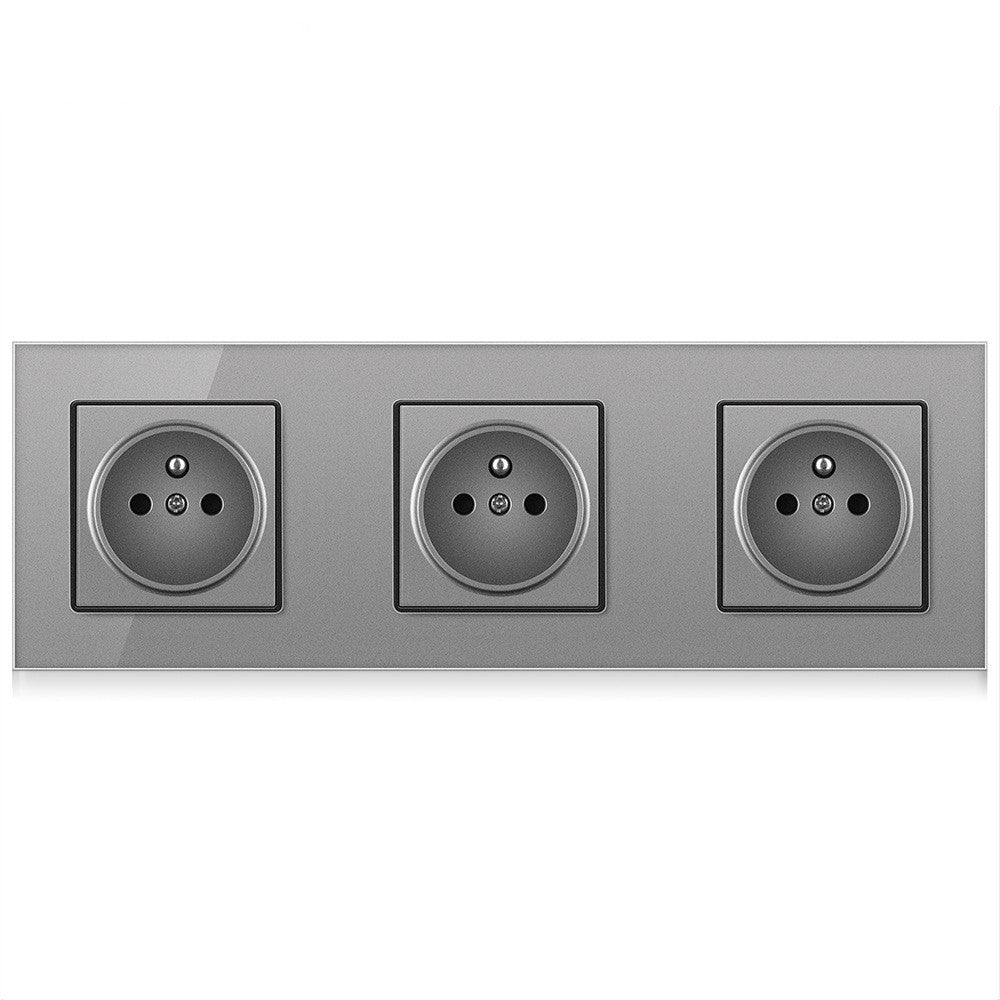 Type 86 Exposed and Concealed Wall Sockets, Four Colors, 16A Rated