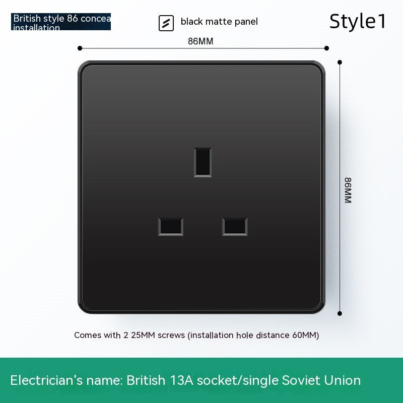 British British Standard Multi-Use Hong Kong Version Switches And Sockets