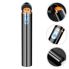 Mini USB Charge Electronic Heaters Touch-senstive Switch Lighters